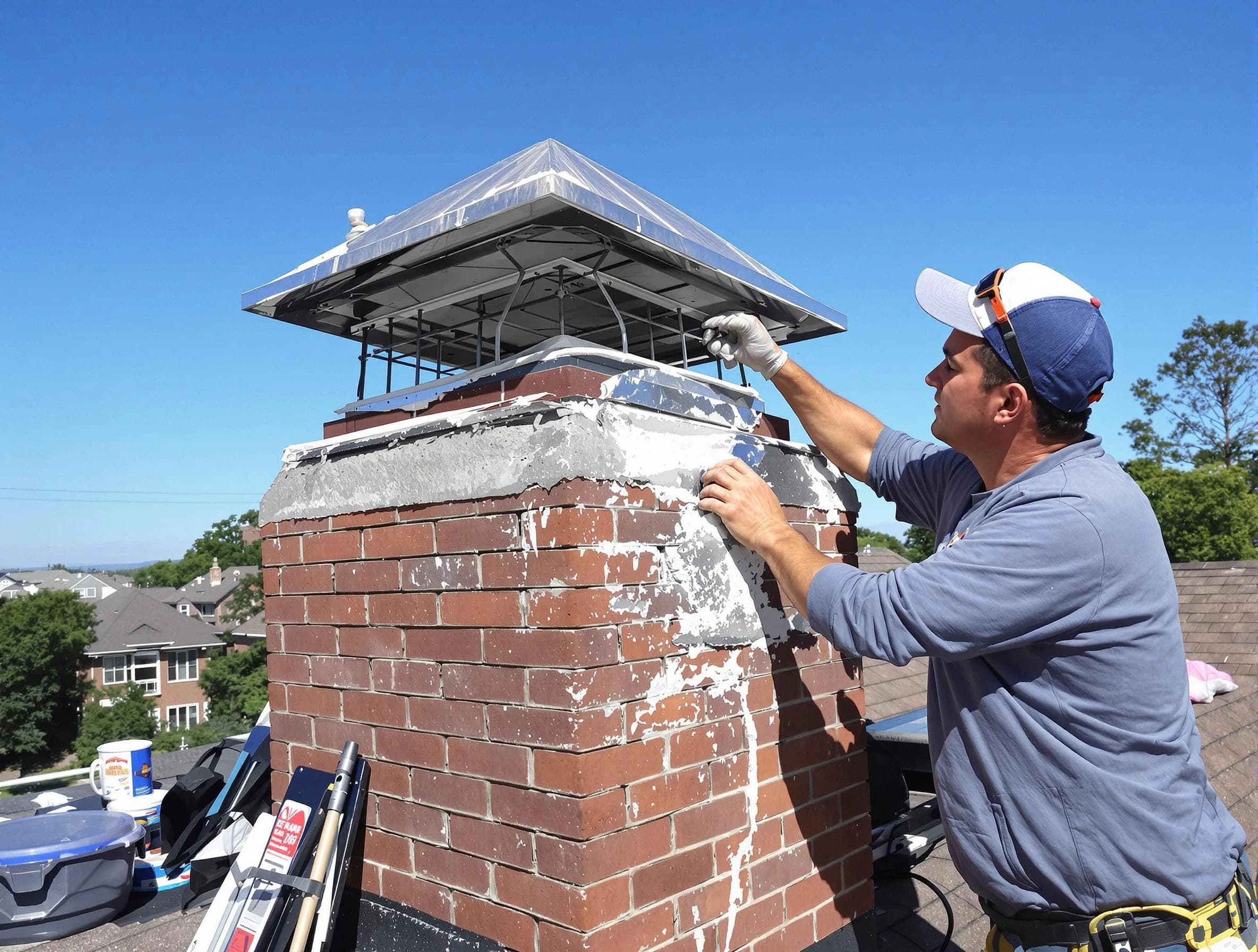 Chimney Crown Services service in Morrow, GA