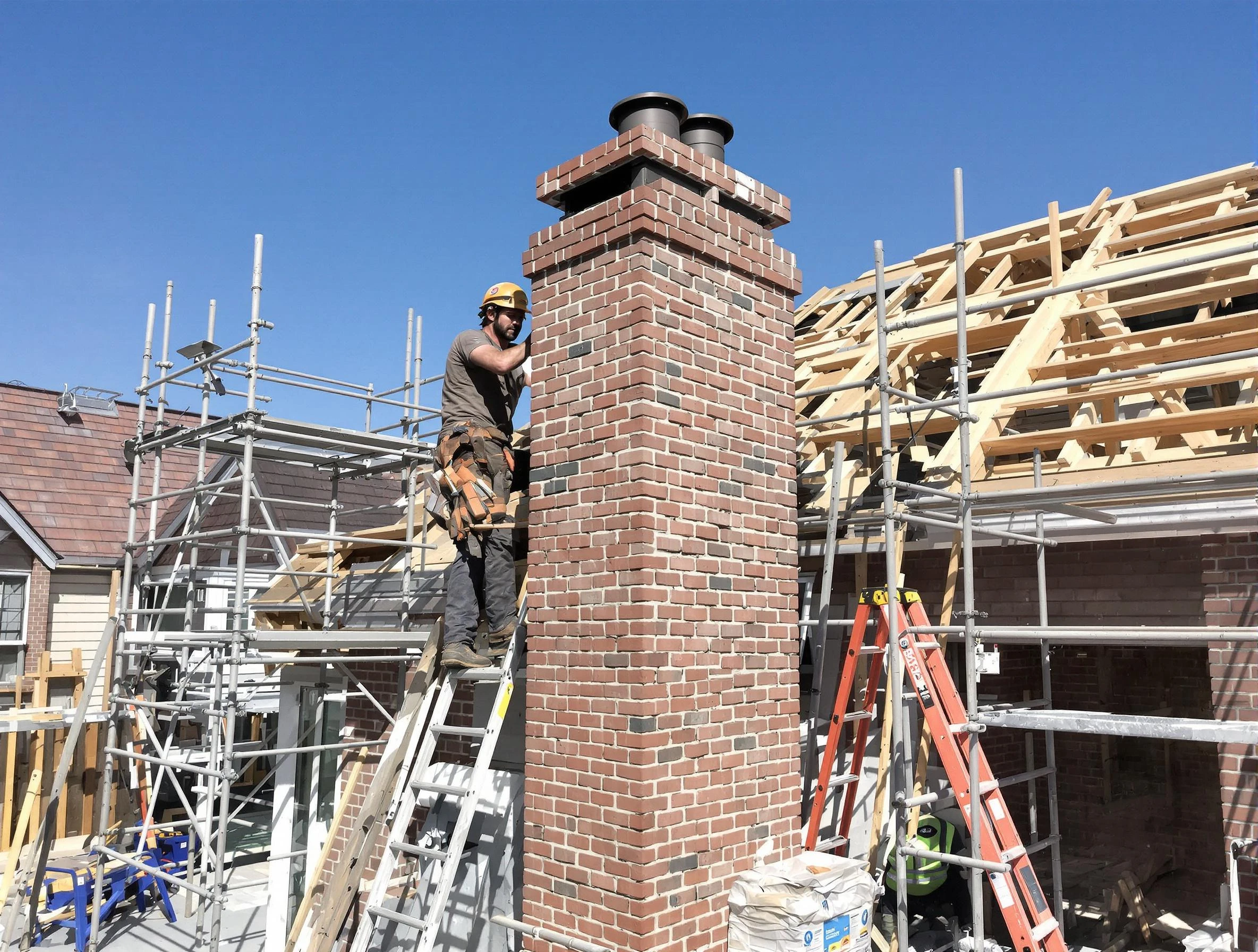 New chimney installation completed by Morrow Chimney Sweep in Morrow, GA